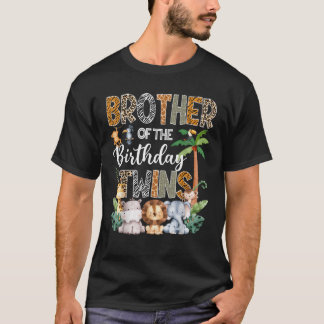 Broer van de tweeling Safari Oerwoud Animal T-shirt