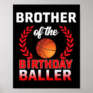 Broer van de verjaardag Byller Bysketbyll Theme Bd Poster