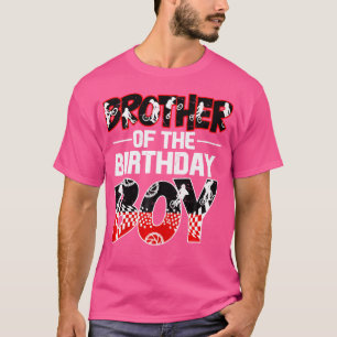 Broer van de verjaardag jongen BMX fiets bijpassen T-shirt