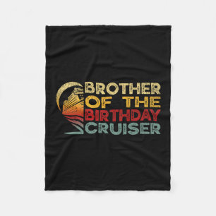 Broer van de verjaardagscruiser Funny Cruise Vakan Fleece Deken