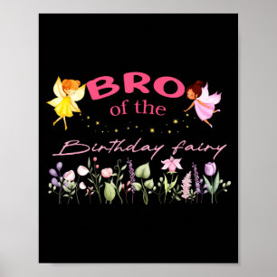 Broer van de verjaardagsfee Kleine meisjes Magisch Poster