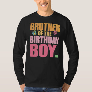 Broer van de verjaardagsjongen Verjaardagsfeestje T-shirt