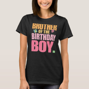 Broer van de verjaardagsjongen Verjaardagsfeestje T-shirt