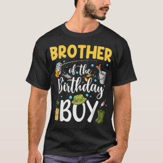 Broer Van De Verjaardagsman Visserij Familie Verja T-shirt