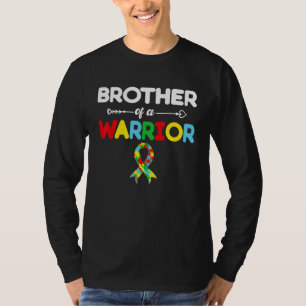 Broer van de Warrior Autism Awareness Day Support T-shirt