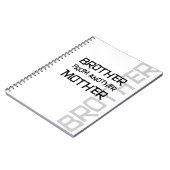 Broer van een andere moeder notitieboek (Linkerzijde)