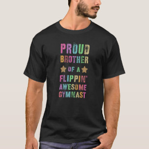 Broer van een Geweldige turngymnast van een vlinde T-shirt