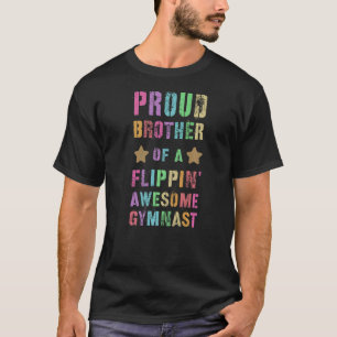 Broer van een Geweldige turngymnast van een vlinde T-shirt