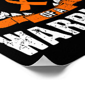 Broer van een krijger leukemie bewustzijn poster (Hoek)