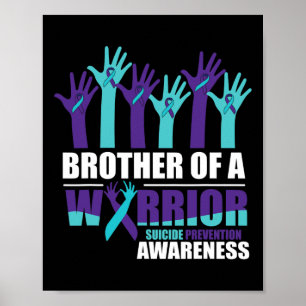 Broer van een krijger zelfmoordbewustzijn geesteli poster