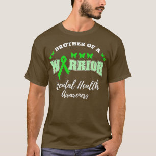 Broer van een Warrior Mental Health Awareness Prem T-shirt