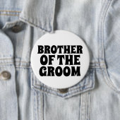 BROER VAN HET BADGE VAN DE GROOM BUTTON (In situ)