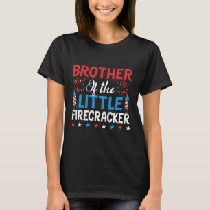 Broer van het kleine vuurwerk Shirt 4 jul