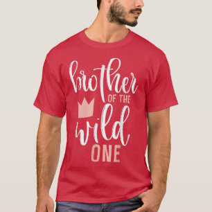 Broer van het meisje van de eerste verjaardag van t-shirt