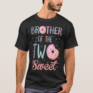 Broer van het meisje van twee zweet-verjaardag Don T-shirt
