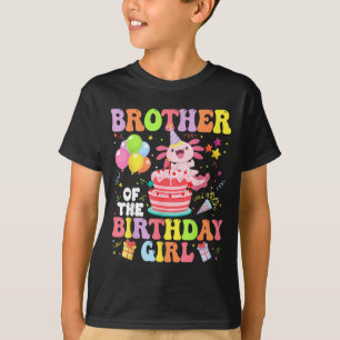 Broer Van Het Verjaardags Axolotl Meisje Familie F T-shirt