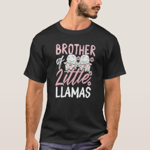 Broer van Kleine Lama's Nieuwgeboren Tweeling Meis T-shirt
