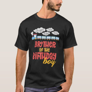 Broer Verjaardag Jongen Trein Ik ben 2 Twee Jr Oud T-shirt
