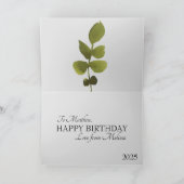 Broer zister Sentimental Poem Sibling Birthday Kaart (Binnen)