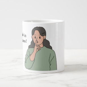 Broer & zus mokken, broers en zussen geschenken, k extra grote beker