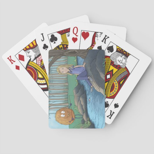 Broers en zussen - beste vrienden pokerkaarten (Achterkant)