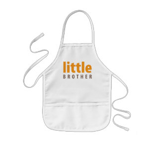 BROERS EN ZUSSEN COLLECTIE - broertje {sinaasappel Kinder Schort