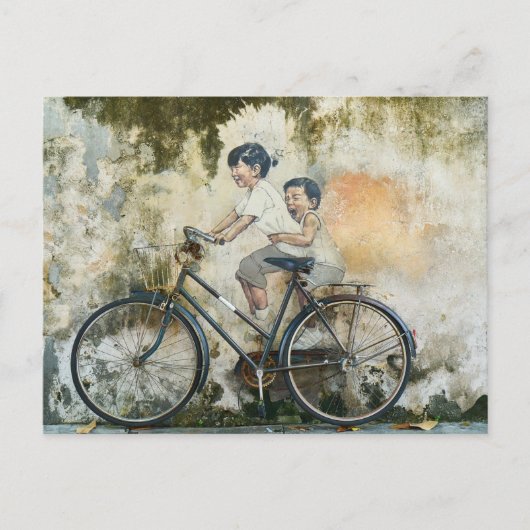 Broers Fiets Briefkaart (Voorkant)