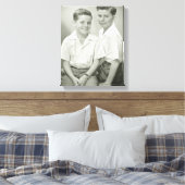 Broers in Studio Canvas Afdruk (Insitu (Slaapkamer))