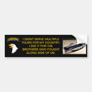 Broers in wapens bumpersticker