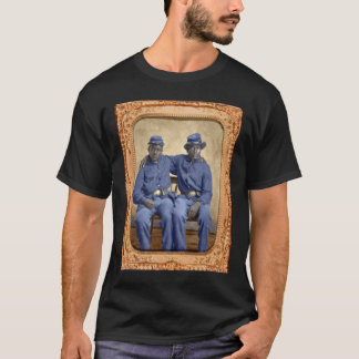 Broers in wapens. Burgeroorlog Soldaten 1860. C T-shirt