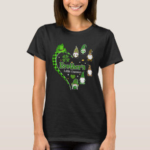 Broer's kleine kabouters schattige kabouters hart t-shirt