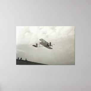 Broers van de Glider Test Vliegtuig Canvas Afdruk
