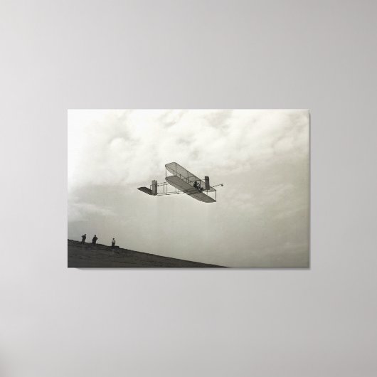 Broers van de Glider Test Vliegtuig Canvas Afdruk (Voorkant)