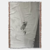 Broers van de Glider Test Vliegtuig Deken (Voorkant Verticaal)