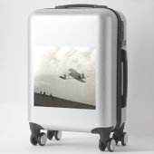 Broers van de Glider Test Vliegtuig Sticker (Koffer)