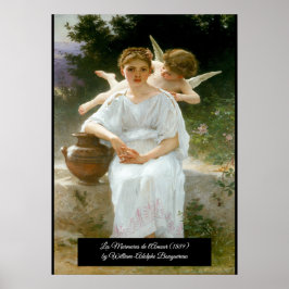 Broers van de liefde van Bouguereau Poster