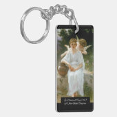 Broers van de liefde van Bouguereau Sleutelhanger (Voorkant Links)
