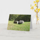 Broers verjaardag - Twee stenen Kaart (Gele Bloem)