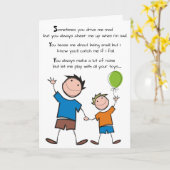 Broers Verjaardagsgedicht Kaart (Gele Bloem)