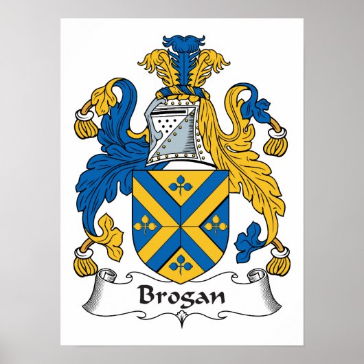 Brogan Family Crest Poster (Voorkant)
