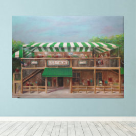 Brogen's South, Saint Simons Island - Canvas Afdruk