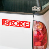 Broke Stamp Bumpersticker (Op Truck)