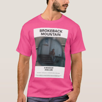 Brokeback Mountain Movie Poster Aesthetic Minimal T-shirt