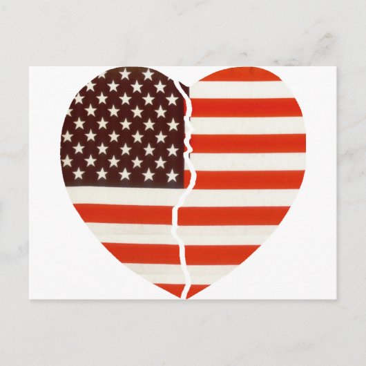 Broken American Heart Briefkaart (Voorkant)