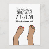 Broken Ankle Funny Briefkaart (Voorkant)