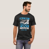 Broken Ankle Operation Foot Surgery   T-shirt (Voorkant volledig)