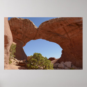 Broken Arch in het Arches National Park Poster