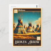 Broken Arrow, Oklahoma |  Briefkaart (Voorkant / Achterkant)