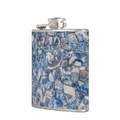 Broken Blue China Flask van Mudlark Heupfles (Links)