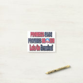 Broken-Brandon Post-it® Notes (Op bureau)